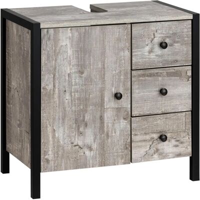 Loft24 Chris Gray Bathroom Sink Cabinet - Bathroom Furniture Loft24 Chris Gray Bathroom Sink Cabinet - Bathroom Furniture