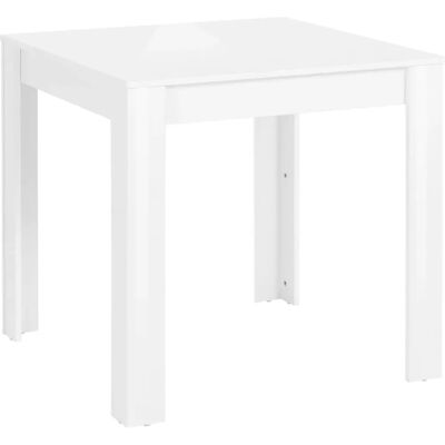Loft24 Lynn Table à Manger Blanche Brillante - Table - Publicité Loft24 Lynn Table à Manger Blanche Brillante - Table - Publicité