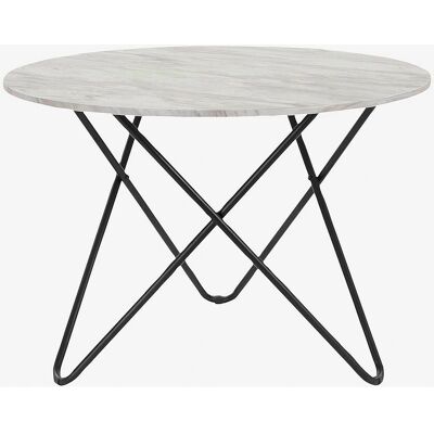 Loft24 Hvid Jonas Rund Spisebord - 110cm Loft24 Hvid Jonas Rund Spisebord - 110cm