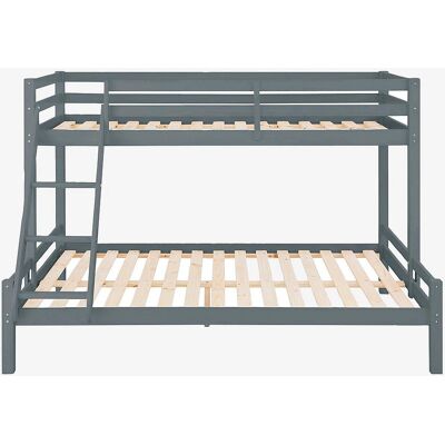 Cama en literas Loft24 Modelo ALPI2 - Gris - 140x200 cm Cama en literas Loft24 Modelo ALPI2 - Gris - 140x200 cm