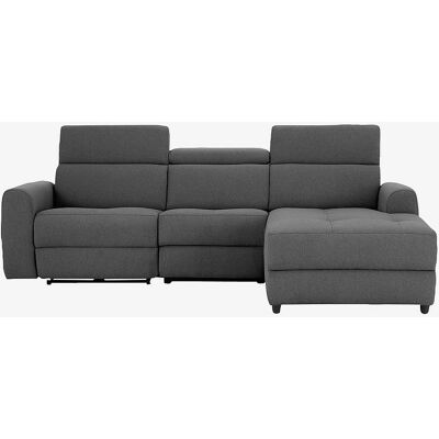 Loft24 Hjørnesofa 3-Personers Capena Elektrisk Grå - Sofa med USB Loft24 Hjørnesofa 3-Personers Capena Elektrisk Grå - Sofa med USB