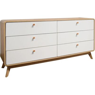 Loft24 Cassie 3+3 Flessen opbergrek - Ladekast Loft24 Cassie 3+3 Flessen opbergrek - Ladekast