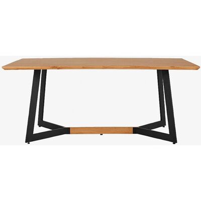 Loft24 Winni 180cm Naturlig Brun Rektangulært Spisebord - Spisebord Loft24 Winni 180cm Naturlig Brun Rektangulært Spisebord - Spisebord