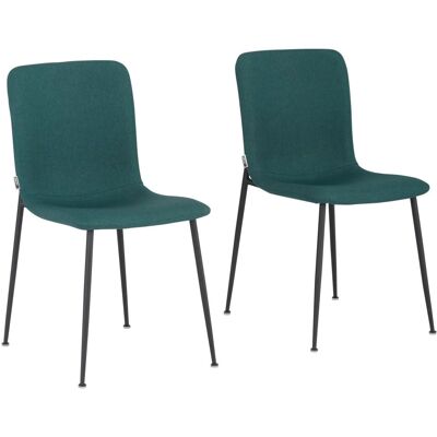 Loft24 Modelo Faye Sillas de Comedor Tapizadas Verdes - Sillas de Comedor Loft24 Modelo Faye Sillas de Comedor Tapizadas Verdes - Sillas de Comedor