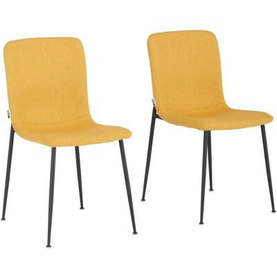 Loft24 Modelo Faye Juego de 2 Sillas Tapizadas - Silla de Comedor Loft24 Modelo Faye Juego de 2 Sillas Tapizadas - Silla de Comedor