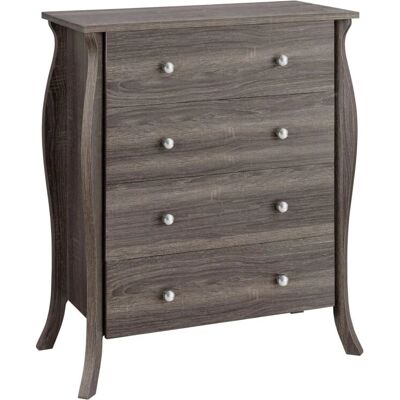 Cajonera Ludwig gris de Loft24 - Mueble de almacenamiento Cajonera Ludwig gris de Loft24 - Mueble de almacenamiento