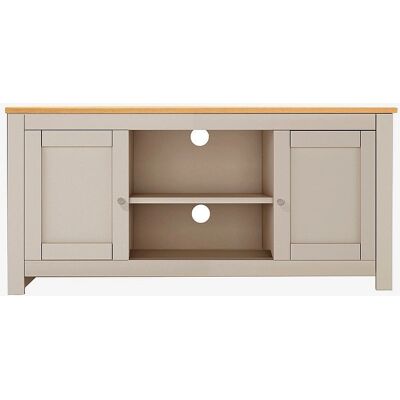 Loft24 Hvid Emerald 2 TV-bord - Moderne Landlig Stil Loft24 Hvid Emerald 2 TV-bord - Moderne Landlig Stil