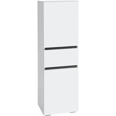 Loft24 Wisla Midi Bathroom Cabinet - Adjustable Shelves, White Loft24 Wisla Midi Bathroom Cabinet - Adjustable Shelves, White