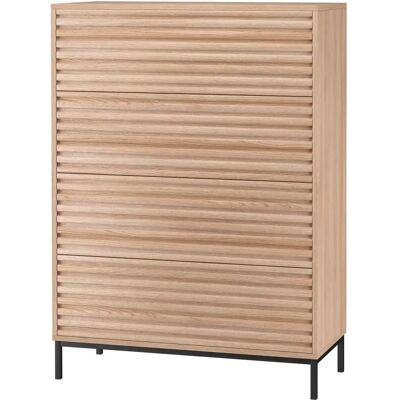 Loft24 Celine 4-Drawer Braun Kommode - Kommode Loft24 Celine 4-Drawer Braun Kommode - Kommode