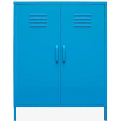 Queer Eye Blau 2-Türiger Metallschrank - Schrank Queer Eye Blau 2-Türiger Metallschrank - Schrank