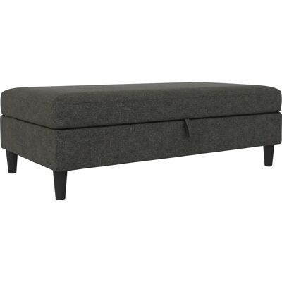 Dorel Hartford Stauraumhocker - Webstoff, anthrazit, 130x69cm Dorel Hartford Stauraumhocker - Webstoff, anthrazit, 130x69cm