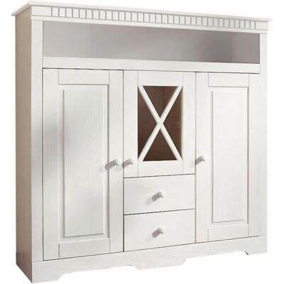 Loft24 Highboard Lisa - Holdbar, Justerbar, Fugtbestandig - Highboard Loft24 Highboard Lisa - Holdbar, Justerbar, Fugtbestandig - Highboard