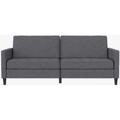 Dorel Presley Sofa - 3-Sitzer, Grau, Bettfunktion & Verstellbar Dorel Presley Sofa - 3-Sitzer, Grau, Bettfunktion & Verstellbar