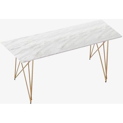 Loft24 Asama 200x100 - MDF-bord - Flerfarget - Spisebord Loft24 Asama 200x100 - MDF-bord - Flerfarget - Spisebord