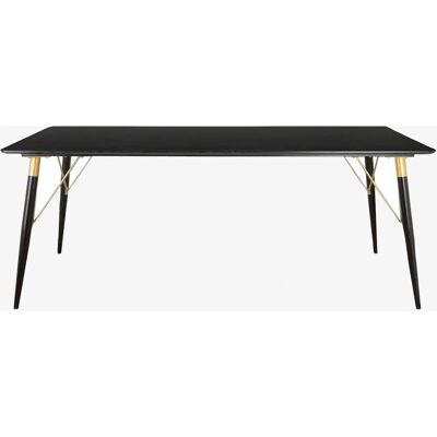 Loft24 Amagi 160x90 Svart/Gold Spisebord - Spisebord Loft24 Amagi 160x90 Svart/Gold Spisebord - Spisebord