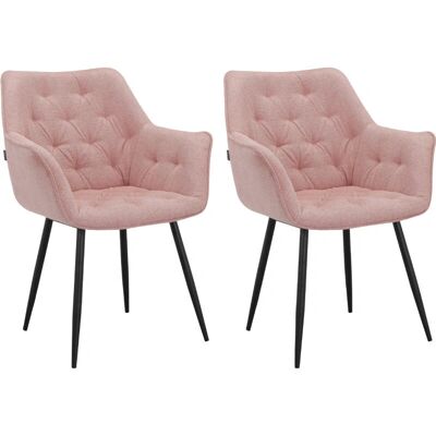 Loft24 Suzuka Spisestoler - 2 stk - Rosa Loft24 Suzuka Spisestoler - 2 stk - Rosa