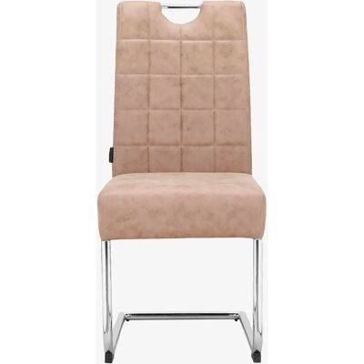 Loft24 Osaka Spisebordsstole - Sæt med 2 - Beige mikrofibre - 96x44x59 cm Loft24 Osaka Spisebordsstole - Sæt med 2 - Beige mikrofibre - 96x44x59 cm