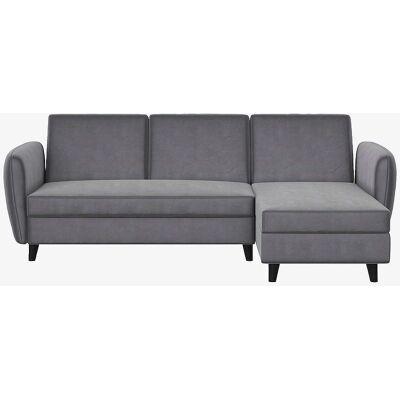 Ecksofa DOREL HOME Perry Veloursstoff - Sofa Ecksofa DOREL HOME Perry Veloursstoff - Sofa