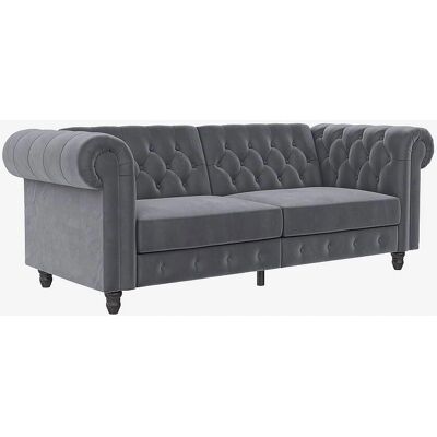 Dorel Home Felix Sovesofa - Velour, 236cm, Antrazit Dorel Home Felix Sovesofa - Velour, 236cm, Antrazit