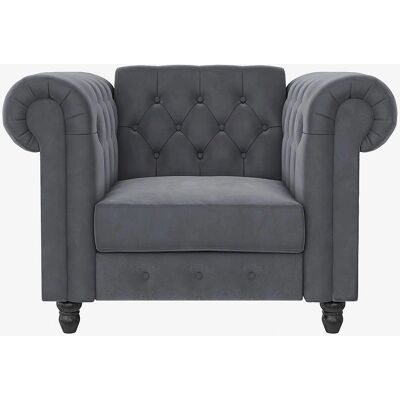 Dorel Home Felix - Veloursstoff, 3-fach verstellbar, 111x83x87 cm - Sessel Dorel Home Felix - Veloursstoff, 3-fach verstellbar, 111x83x87 cm - Sessel