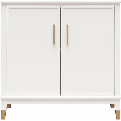 CosmoLiving by Cosmopolitan Westerleigh Hvid Skab - 2 Døre - Hjemmekontor CosmoLiving by Cosmopolitan Westerleigh Hvid Skab - 2 Døre - Hjemmekontor