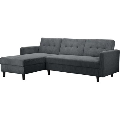 DOREL HOME Hartford II Sofa - Modulær, Vendbar chaiselong, Grå DOREL HOME Hartford II Sofa - Modulær, Vendbar chaiselong, Grå