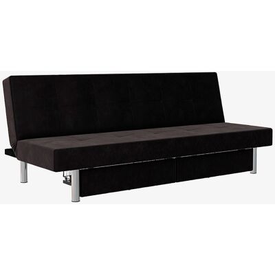 Dorel Home Erica Sovesofa - Microfibre, Grå, 190cm Dorel Home Erica Sovesofa - Microfibre, Grå, 190cm