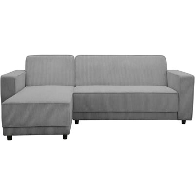 Dorel Home Allie Schlafsofa - Reversierbare Recamiere, grau Dorel Home Allie Schlafsofa - Reversierbare Recamiere, grau