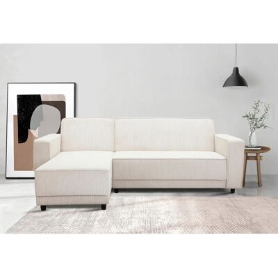 Dorel Home Allie Sofa - 230cm, Beige, Reversible Chaise - Sofa Dorel Home Allie Sofa - 230cm, Beige, Reversible Chaise - Sofa