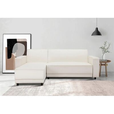 Dorel Home Allie Schlafsofa - Velours - Beige - Schlafsofa Dorel Home Allie Schlafsofa - Velours - Beige - Schlafsofa