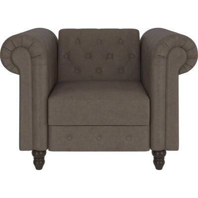 Dorel Home Felix Microfibre Brunt Polstret Stol - Sessel Dorel Home Felix Microfibre Brunt Polstret Stol - Sessel