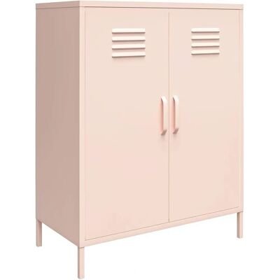 Dorel HomeMission District Rotes Metall 2-Türiger Schrank Dorel HomeMission District Rotes Metall 2-Türiger Schrank