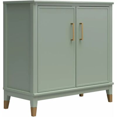 Dorel Home Westerleigh Green 2-Door Cabinet - Storage Furniture Dorel Home Westerleigh Green 2-Door Cabinet - Storage Furniture