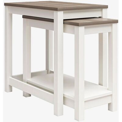 Dorel Home Chapel Hill Hvid Sidebord Sæt Dorel Home Chapel Hill Hvid Sidebord Sæt