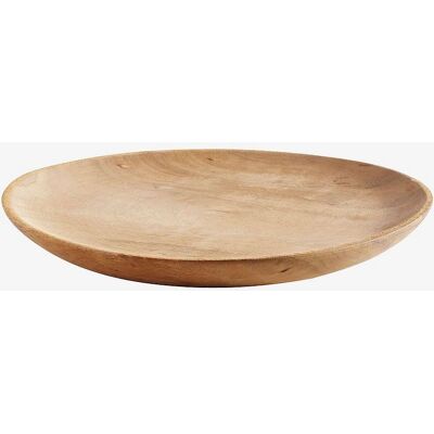Muubs - Bunn 26 cm - Naturlig Teak - Tallerken - - Homeroom Muubs - Bunn 26 cm - Naturlig Teak - Tallerken - - Homeroom