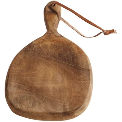 Muubs Organisk Teak Træ Køkken Skærebræt - Brun - Rustik Holdbar Muubs Organisk Teak Træ Køkken Skærebræt - Brun - Rustik Holdbar