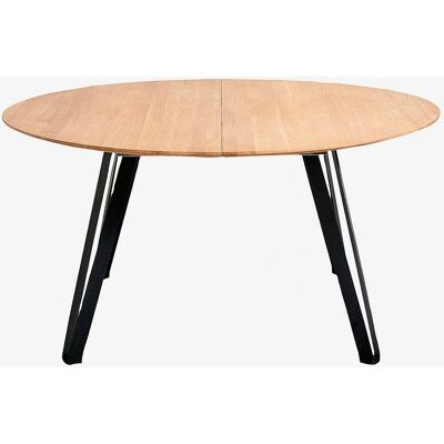 Muubs - Rund Spisebord Space 150 cm - Eik & Stål Muubs - Rund Spisebord Space 150 cm - Eik & Stål