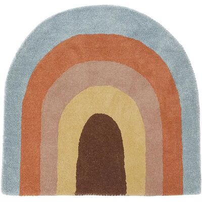 OYOY M1013 Regenbogen Teppich - 88x90cm - Multicolor - Kinderspielmatte OYOY M1013 Regenbogen Teppich - 88x90cm - Multicolor - Kinderspielmatte