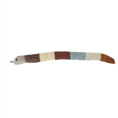 OYOY Bio-Babybett-Polster - Hebi Schlange - Multicolor - 160cm OYOY Bio-Babybett-Polster - Hebi Schlange - Multicolor - 160cm