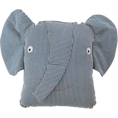 OYOY Umweltfreundliches Denim Elefantenkissen - 32x44cm OYOY Umweltfreundliches Denim Elefantenkissen - 32x44cm