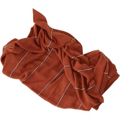 OYOY Rivi Teppe 134x184 cm Organisk Bomull Brun OYOY Rivi Teppe 134x184 cm Organisk Bomull Brun