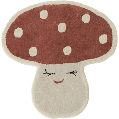 OYOY M107160 Kinderpilz-Teppich - Weiche Wolle & Baumwolle - 75x77cm OYOY M107160 Kinderpilz-Teppich - Weiche Wolle & Baumwolle - 75x77cm
