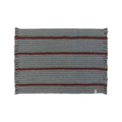 OYOY L300473 Recycelte Fußmatte - Grau, Rot, Staubblau OYOY L300473 Recycelte Fußmatte - Grau, Rot, Staubblau