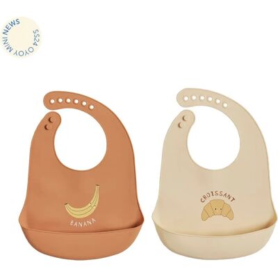OYOY M107545 Baby Smekke - Silikon - 2 stk - Fra fødselen OYOY M107545 Baby Smekke - Silikon - 2 stk - Fra fødselen