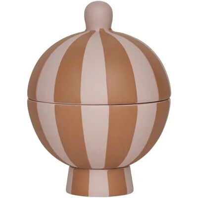 OYOY L301176 Krukke - Håndlaget keramikk - Beige, Brun - Krukke OYOY L301176 Krukke - Håndlaget keramikk - Beige, Brun - Krukke