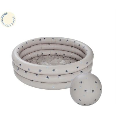 OYOY M107606 Kinder aufblasbarer Pool - Klein, Grau OYOY M107606 Kinder aufblasbarer Pool - Klein, Grau