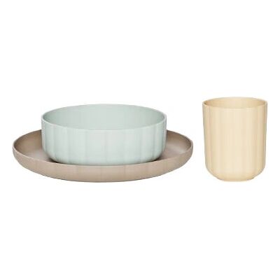 OYOY - M107623 - Mintgrønn - Taupe - Tableware set OYOY - M107623 - Mintgrønn - Taupe - Tableware set