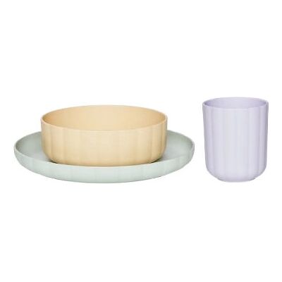 OYOY - M107624 - Plastikk - 3 stk - Tableware Set OYOY - M107624 - Plastikk - 3 stk - Tableware Set
