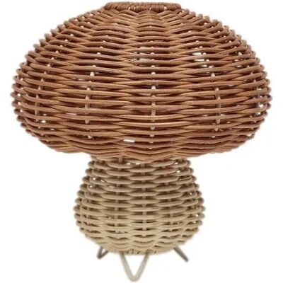 Lampe de table en rotin faite à la main Mushroom - Oyoy Living Design - Publicité Lampe de table en rotin faite à la main Mushroom - Oyoy Living Design - Publicité