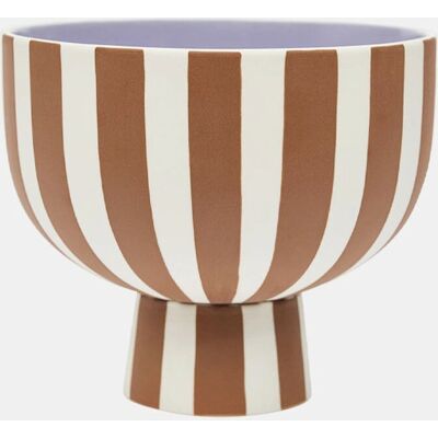 OYOY - L301542 - brun/hvitt - stentøy - Serving bowl OYOY - L301542 - brun/hvitt - stentøy - Serving bowl